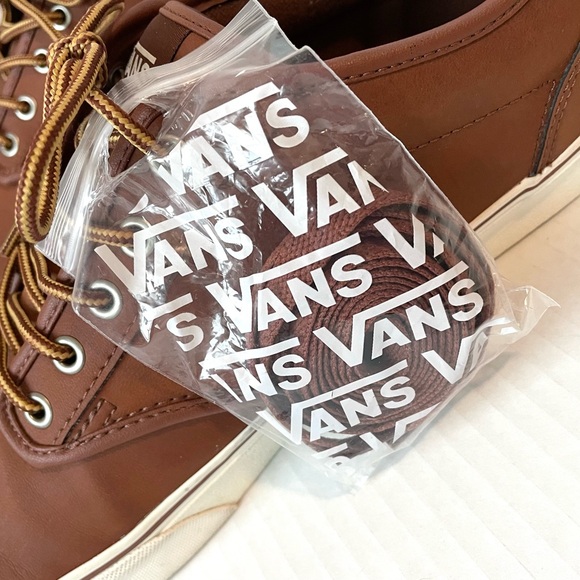 Vans Men’s Atwood Leather Trainers Sneakers Skate Shoes - Picture 15 of 16